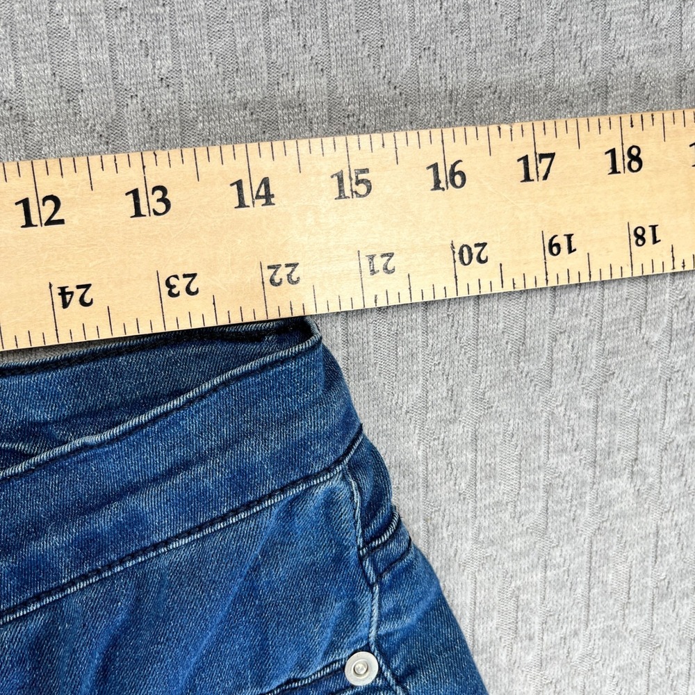 vintage Judy Blue Slim Fit stretch women 9/29X30 high rise USA Dark Wash Pants - Picture 3 of 9